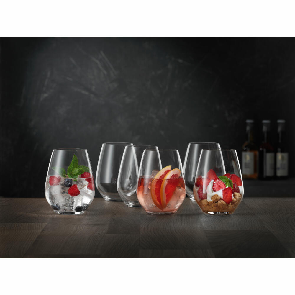 Spiegelau Authentis Casual universal cup, set of 6, tumbler, cocktail glass, drinking glass, crystal glass, 460 ml, 4800291