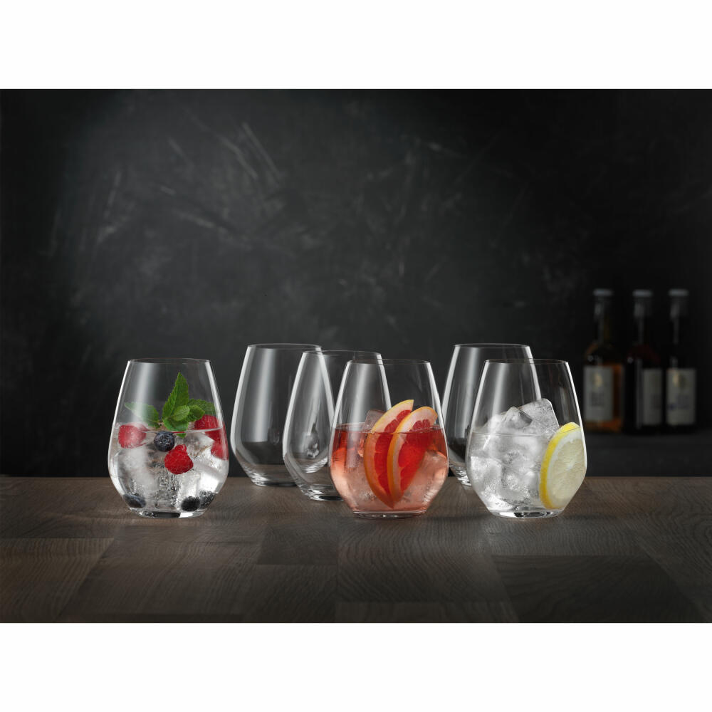 Spiegelau Authentis Casual universal cup, set of 6, tumbler, cocktail glass, drinking glass, crystal glass, 460 ml, 4800291