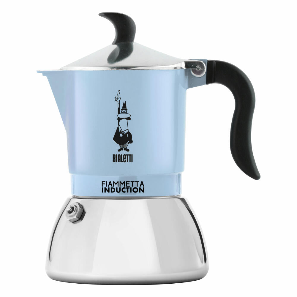 Bialetti Espressokocher Primavera Fiammetta Induktion für 2 Tassen, Aluminium, Rosa, 90 ml, 6585