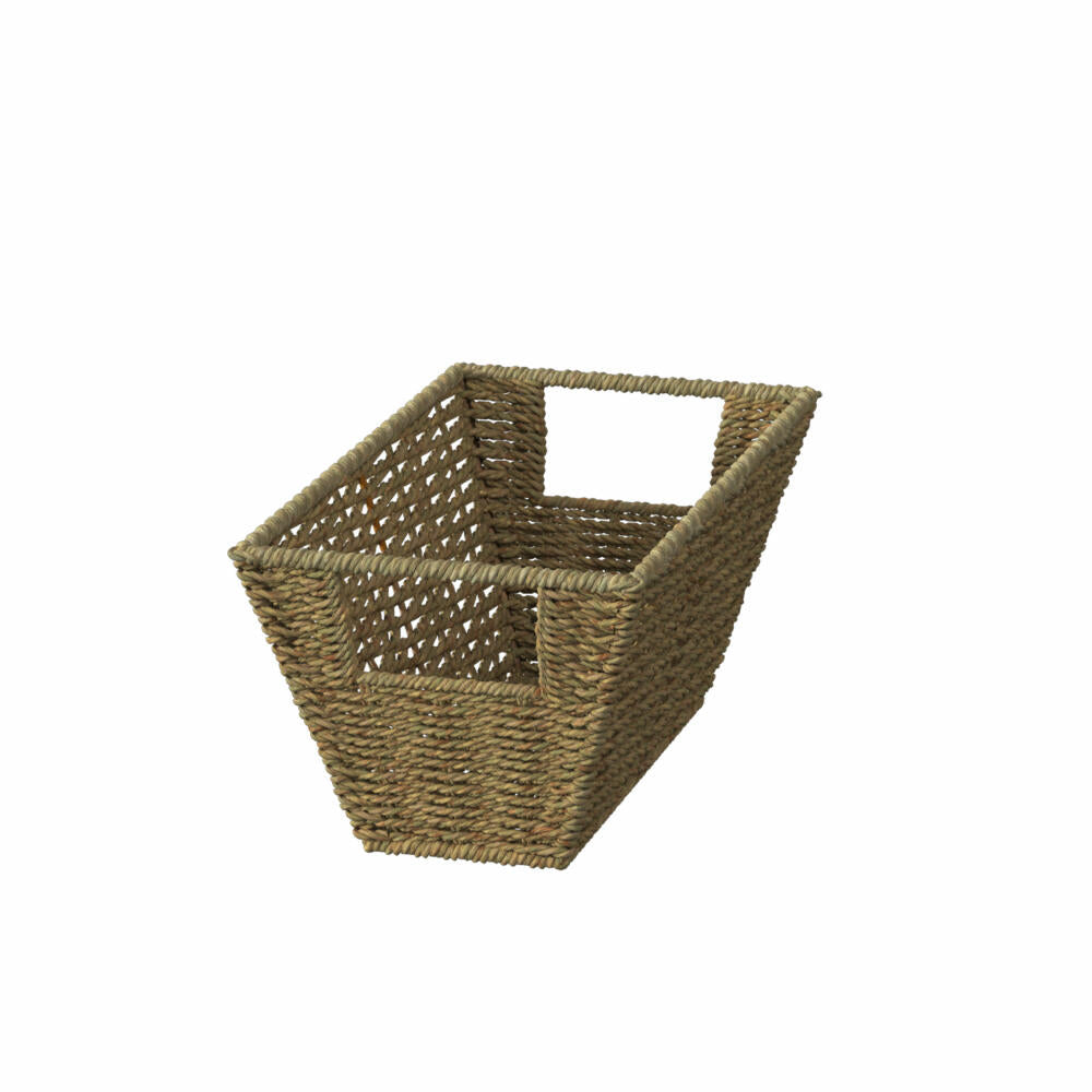 5five Simply Smart reed storage basket Mix N Module, reed, metal, brown, 15 x 31 cm, 174690