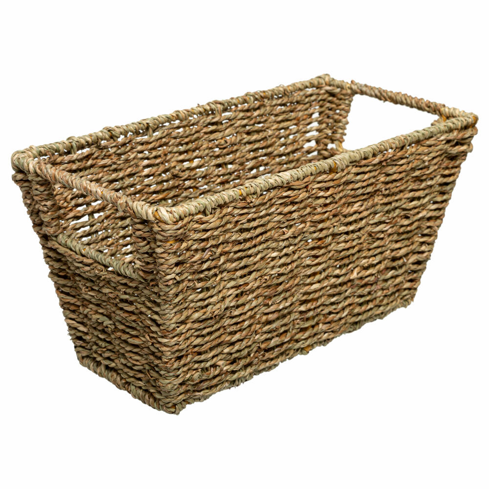 5five Simply Smart reed storage basket Mix N Module, reed, metal, brown, 15 x 31 cm, 174690