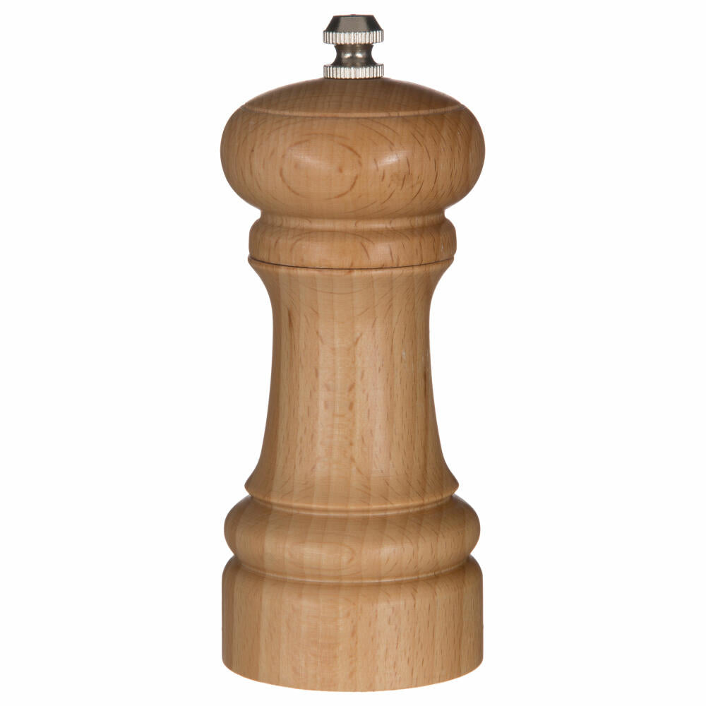 5five Simply Smart salt or pepper mill Bistrot, spice mill, beech wood, brown, 14 cm, 136326