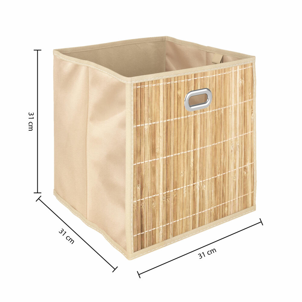 5five Simply Smart Storage Basket Mix N Module Latte, Material Mix, Beige, 31 x 31 cm, 155967A