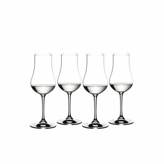 Riedel Aquavit-Gläser 4er Set, Spritiuosengläser, Kristallglas, Transparent, 200 ml, 5515/10