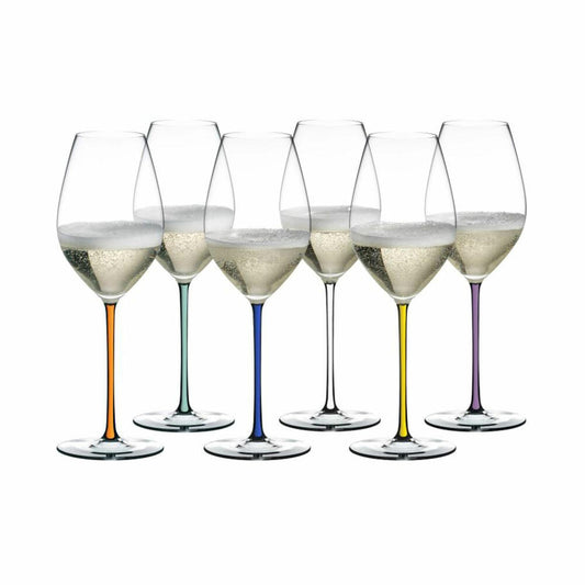 Riedel Champagnerglas-Set Fatto A Mano 6-tlg., Kristallglas, Bunt, 459 ml, 7900/28-24