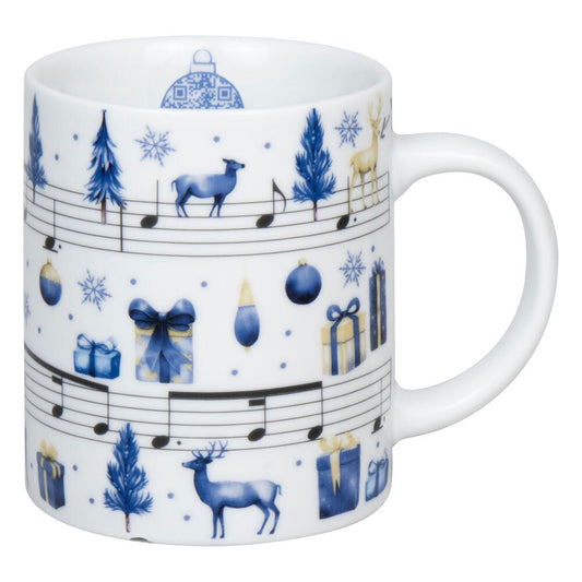Könitz Becher Silent Night, Tasse, Kaffeetasse, Porzellan, Weiß, 300 ml, 1110022879