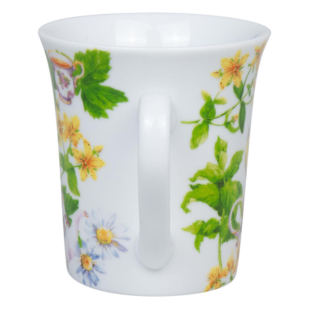 Könitz Mug Tea Birds, Cup, Coffee Cup, Porcelain, Green, 410 ml, 1111002869