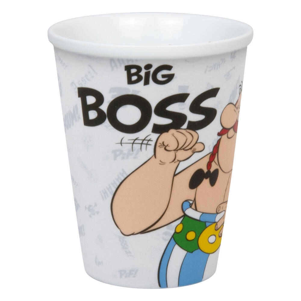 Könitz Coffee to go Mug Asterix - Characters Big Boss, Tasse, Kaffeetasse, Porzellan, Weiß, 380 ml, 1111622248