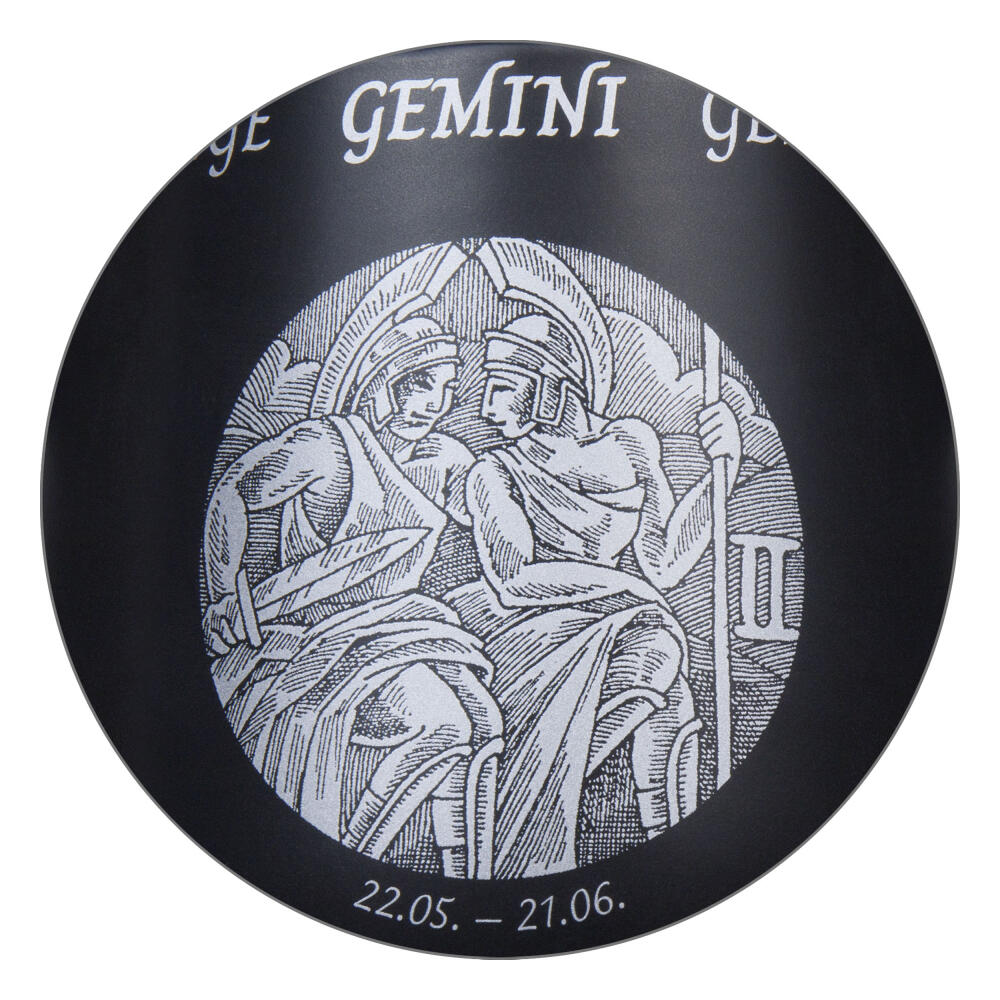 Könitz Mug Zodiac Sign Gemini, Cup, Coffee Cups, New Bone, Black, 395 ml, 1172392886