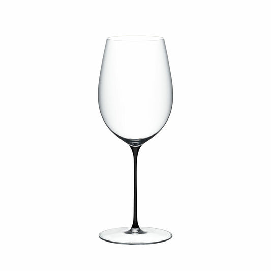 Riedel Riedel Rotweinglas Superleggero Bordeaux Grand Cru Black, Kristallglas, Transparent, Schwarz, 953 ml, 6425/00B