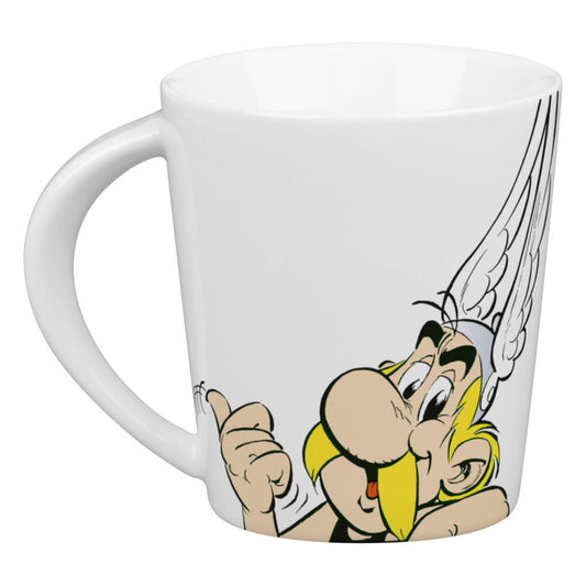 Könitz Frühstückstasse Asterix und Obelix, Tasse, Kaffeetasse, Porzellan, Bunt, 380 ml, 1111342785