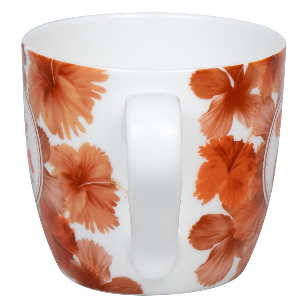 Könitz Mug Tea Time - hibiscus, Cup, Coffee Cup, Bone China, Red, 425 ml, 1120572870