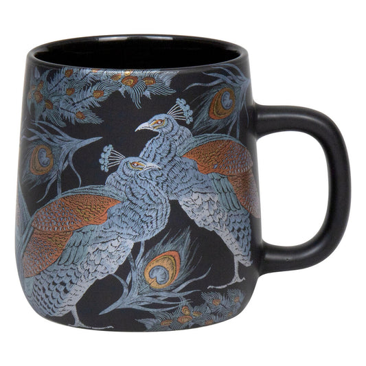 Könitz Mug Shiny Peacock, Cup, Coffee Cups, New Bone, Black, 395 ml, 1172392620