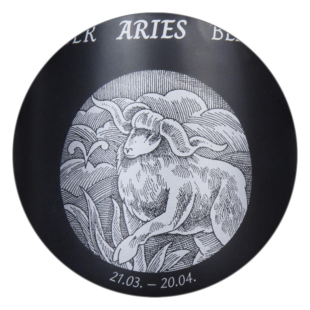 Könitz Mug Zodiac Sign Aries, Cup, Coffee Cups, New Bone, Black, 395 ml, 1172392884