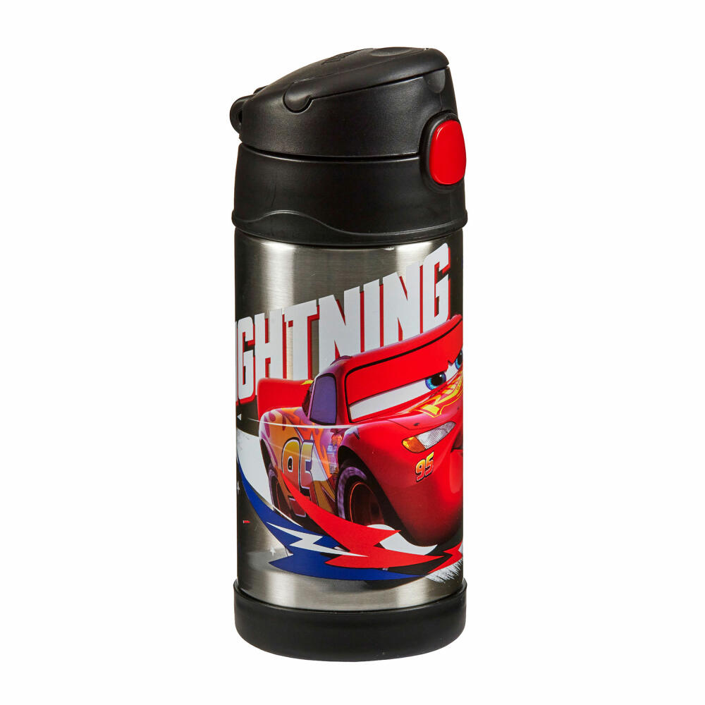 THERMOS kids insulated drinking bottle FUNTAINER STRAW BOTTLE DISNEY Cars, thermos bottle, bottle, stainless steel, 350 ml, 4113416035