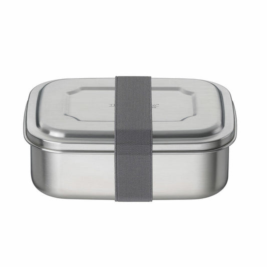 THERMOS Essensbehälter TC SANDWICH BOX, Lunchbox, Brotdose, Edelstahl, Stone Grey, 0.8 L, 4168234080