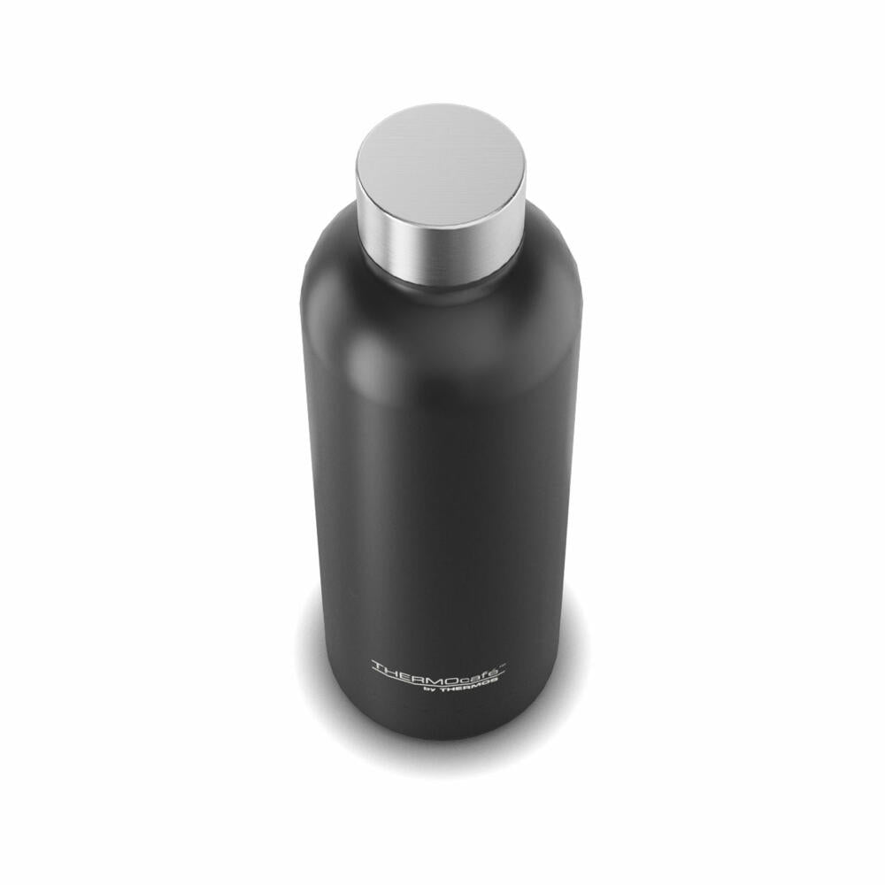 THERMOS insulated drinking bottle TC DAILY BOTTLE, thermos bottle, insulated bottle, bottle, stainless steel, Black Mat, 500 ml, 4200232050