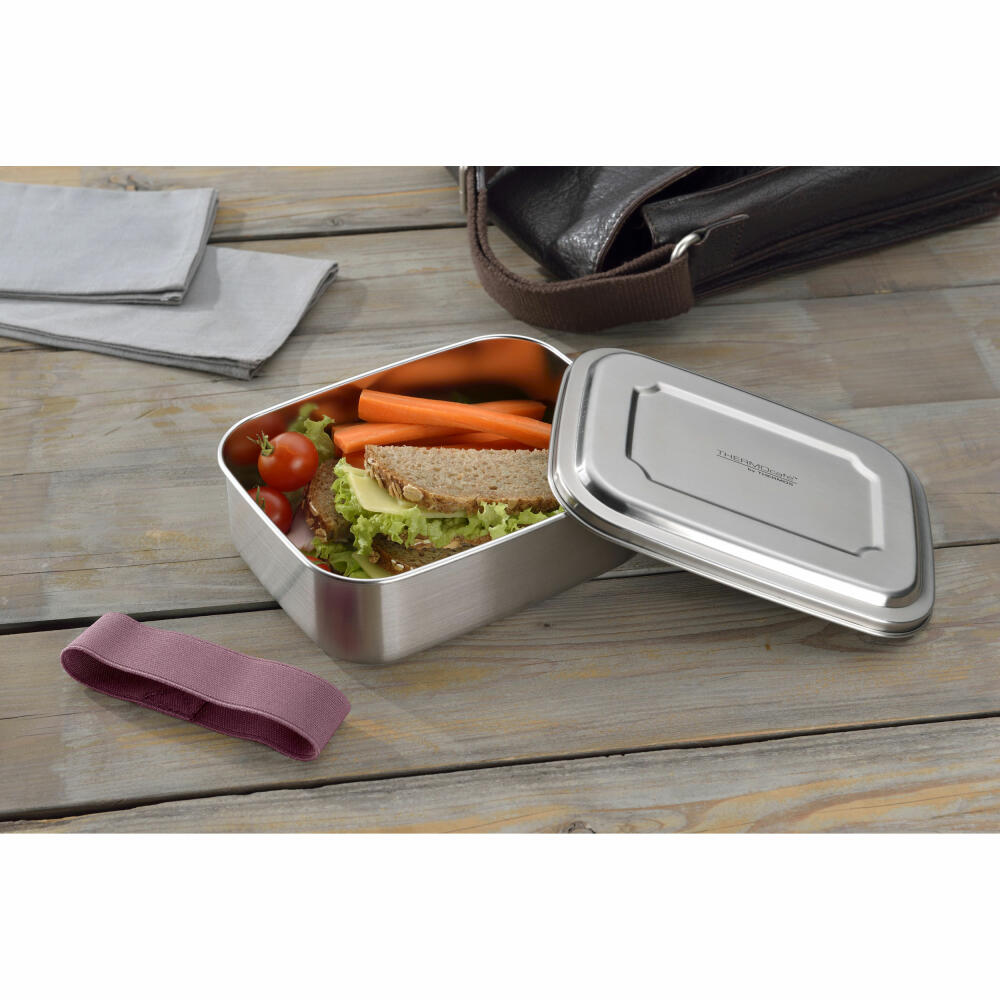 THERMOS food container TC SANDWICH BOX, lunch box, bread box, stainless steel, rose gold, 1 L, 4168284100