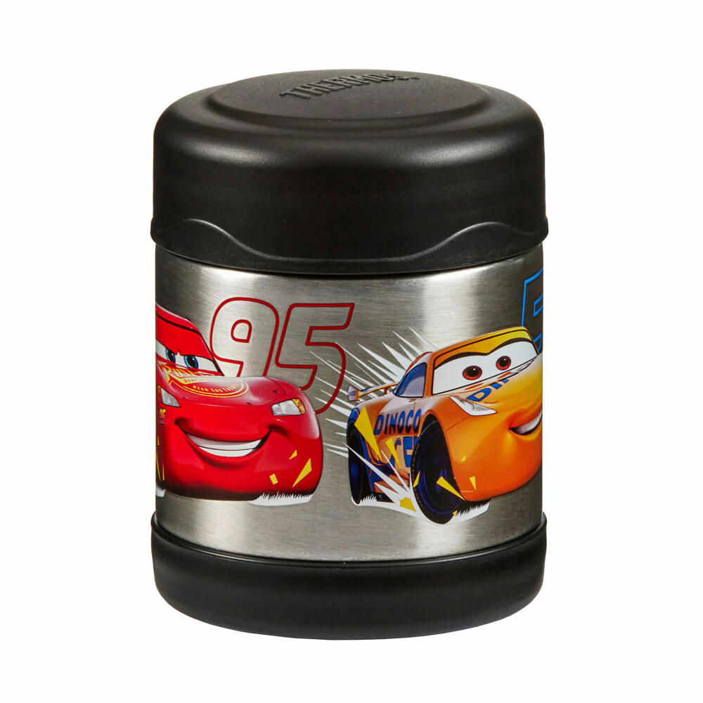 THERMOS kids insulated food container FUNTAINER FOOD JAR DISNEY Cars, food container, thermal container, stainless steel, 300 ml, 4114416030