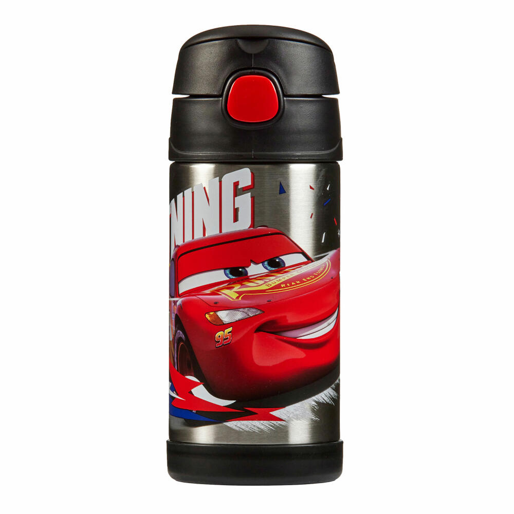 THERMOS kids insulated drinking bottle FUNTAINER STRAW BOTTLE DISNEY Cars, thermos bottle, bottle, stainless steel, 350 ml, 4113416035