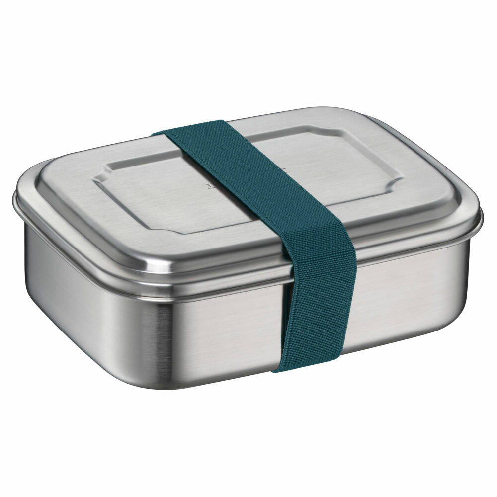 THERMOS food container TC SANDWICH BOX, lunch box, bread box, stainless steel, teal, 1 L, 4168255100