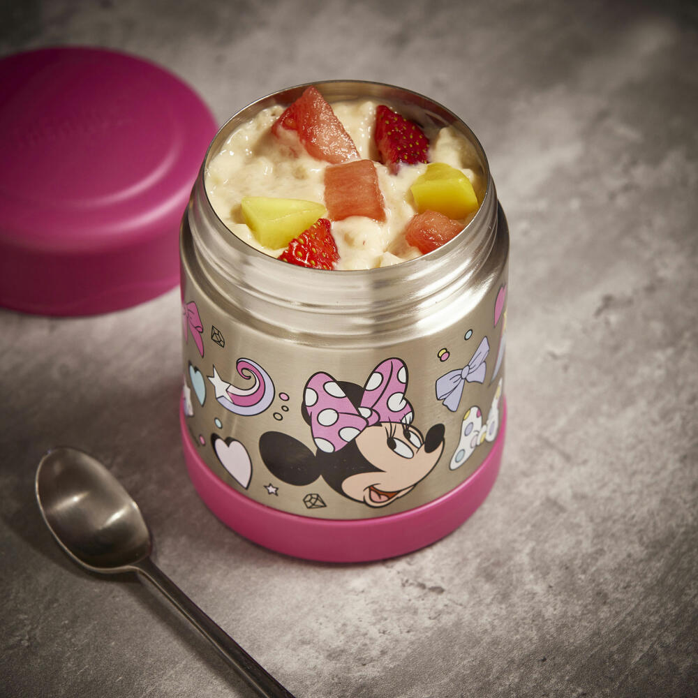 THERMOS kids insulated food container FUNTAINER FOOD JAR DISNEY Minnie, food container, thermal container, stainless steel, 300 ml, 4114412030