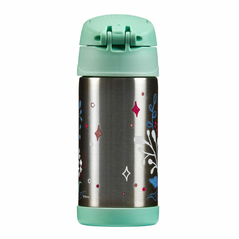 THERMOS kids insulated drinking bottle FUNTAINER STRAW BOTTLE DISNEY Frozen II, thermos flask, bottle, stainless steel, 350 ml, 4113414035