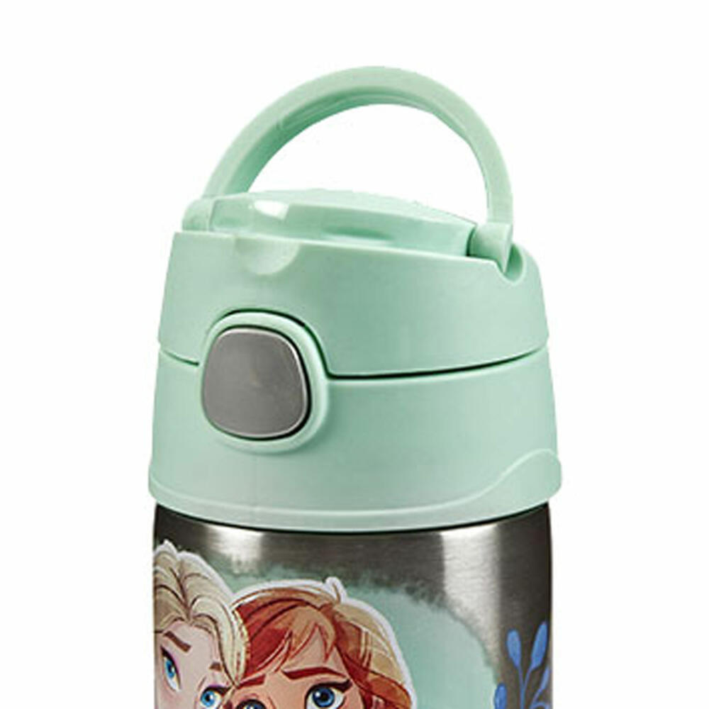 THERMOS kids insulated drinking bottle FUNTAINER STRAW BOTTLE DISNEY Frozen II, thermos flask, bottle, stainless steel, 350 ml, 4113414035