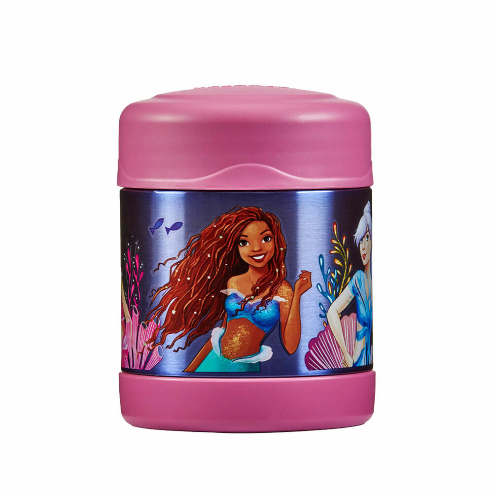 THERMOS kids insulated food container FUNTAINER FOOD JAR DISNEY Mermaid, food container, thermal container, stainless steel, 300 ml, 4114415030