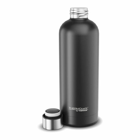 THERMOS insulated drinking bottle TC DAILY BOTTLE, thermos bottle, iso bottle, bottle, stainless steel, Black Mat, 700 ml, 4200232070