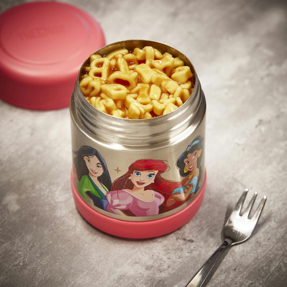 THERMOS kids insulated food container FUNTAINER FOOD JAR DISNEY Princesses, food container, thermal container, stainless steel, 300 ml, 4114413030