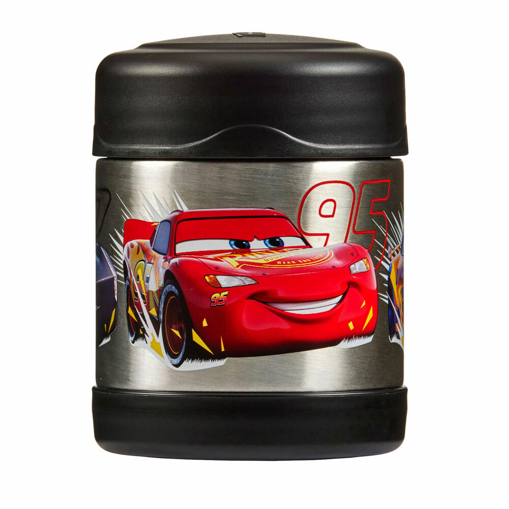 THERMOS kids insulated food container FUNTAINER FOOD JAR DISNEY Cars, food container, thermal container, stainless steel, 300 ml, 4114416030