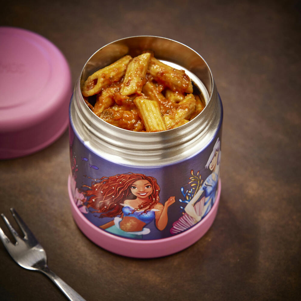 THERMOS kids insulated food container FUNTAINER FOOD JAR DISNEY Mermaid, food container, thermal container, stainless steel, 300 ml, 4114415030