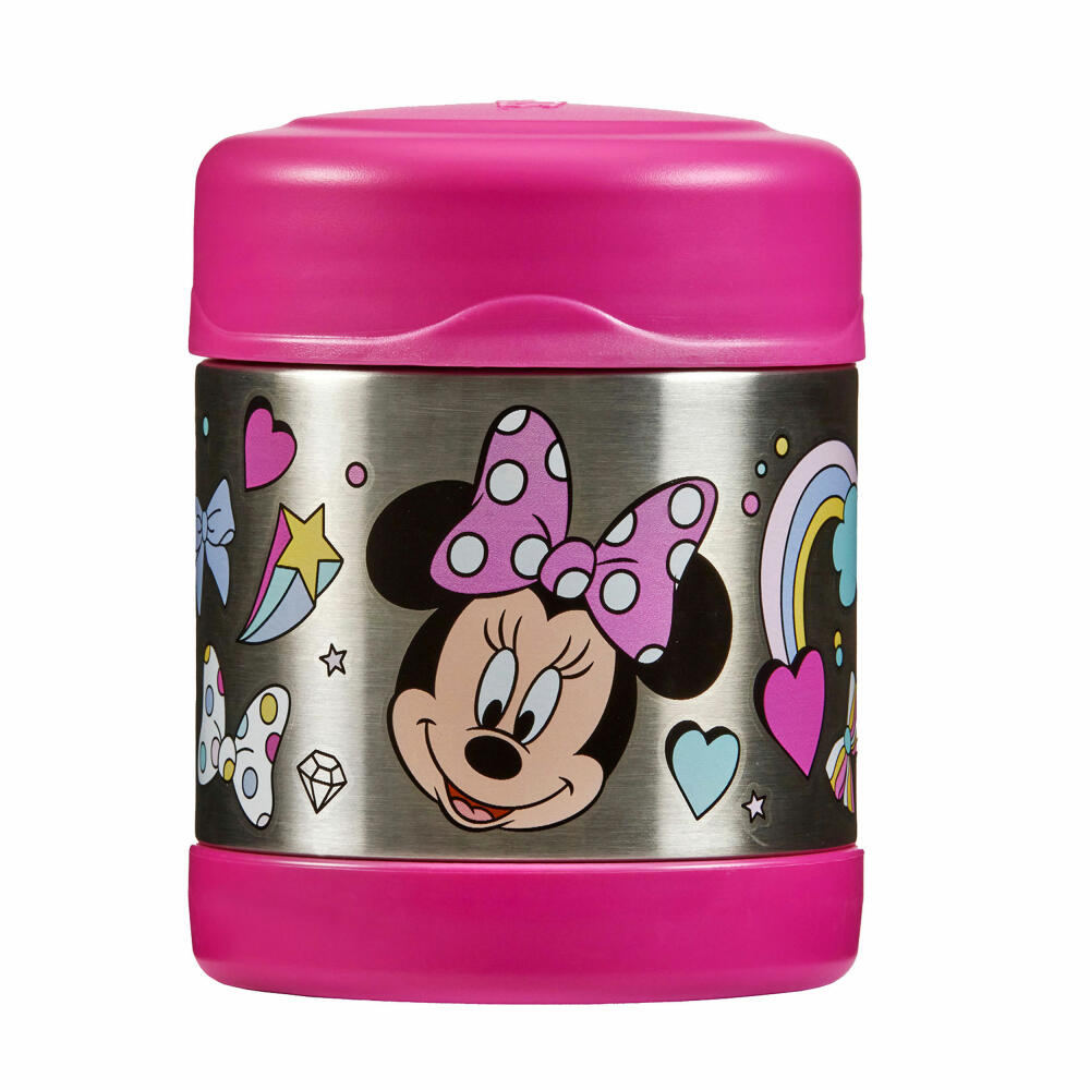 THERMOS kids insulated food container FUNTAINER FOOD JAR DISNEY Minnie, food container, thermal container, stainless steel, 300 ml, 4114412030