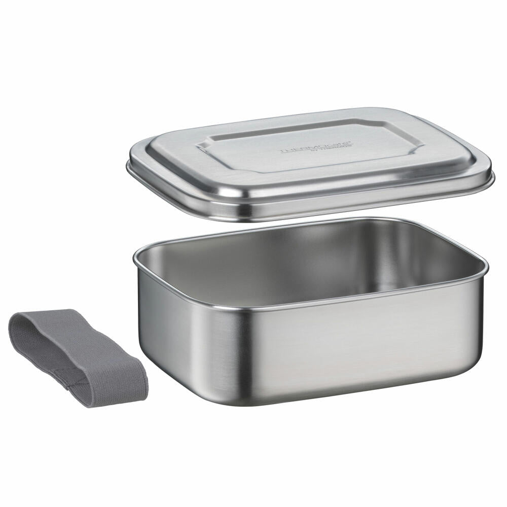 THERMOS food container TC SANDWICH BOX, lunch box, bread box, stainless steel, Stone Grey, 0.8 L, 4168234080