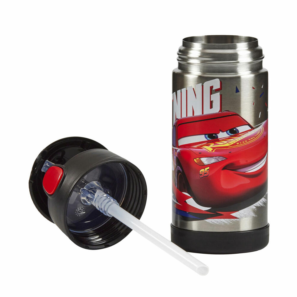 THERMOS kids insulated drinking bottle FUNTAINER STRAW BOTTLE DISNEY Cars, thermos bottle, bottle, stainless steel, 350 ml, 4113416035