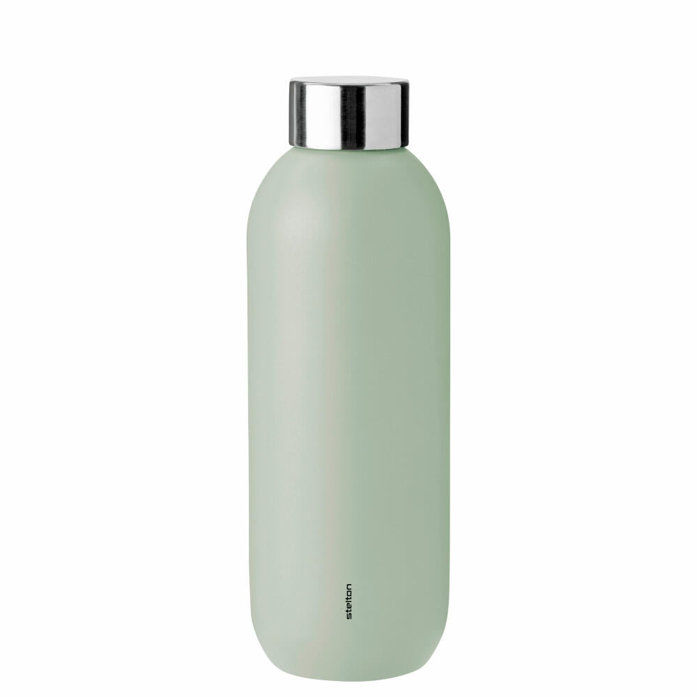 Stelton Insulated Bottle Keep Cool, Stainless Steel, Plastic, Minty Moss, 600 ml, 355-23