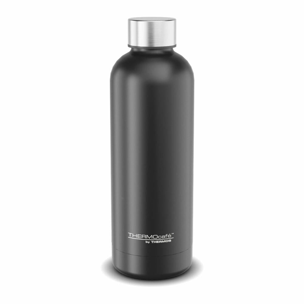 THERMOS insulated drinking bottle TC DAILY BOTTLE, thermos bottle, insulated bottle, bottle, stainless steel, Black Mat, 500 ml, 4200232050