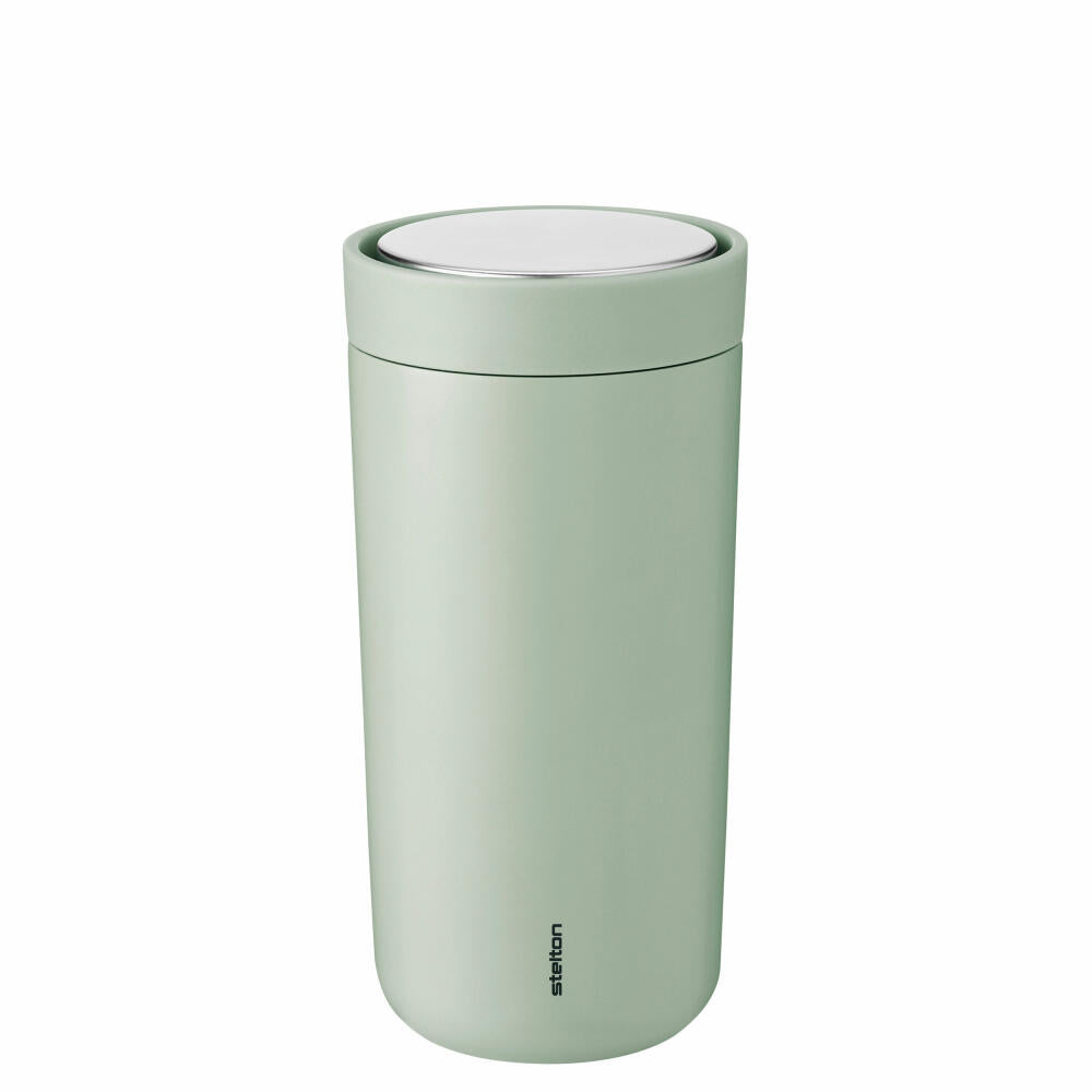 Stelton Thermobecher To Go Click, Edelstahl, Kunststoff, Minty Moss, 400 ml, 685-48