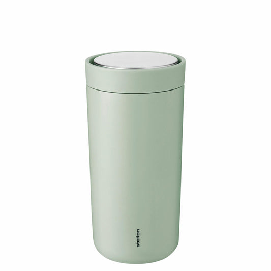 Stelton Thermobecher To Go Click, Edelstahl, Kunststoff, Minty Moss, 400 ml, 685-48