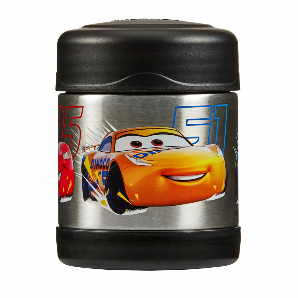 THERMOS kids insulated food container FUNTAINER FOOD JAR DISNEY Cars, food container, thermal container, stainless steel, 300 ml, 4114416030