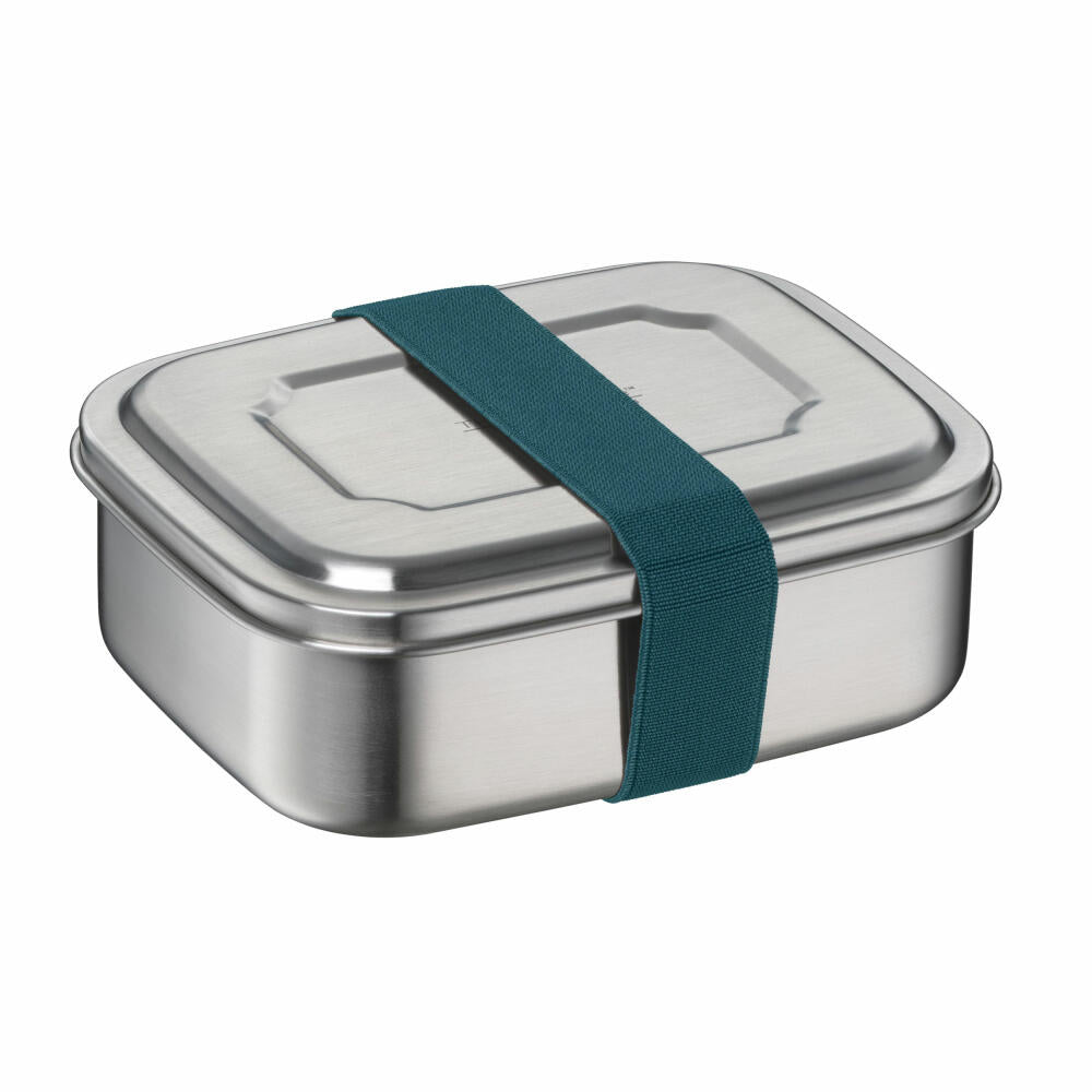 THERMOS food container TC SANDWICH BOX, lunch box, bread box, stainless steel, teal, 0.8 L, 4168255080