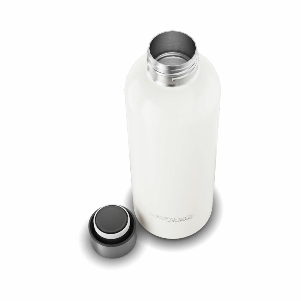 THERMOS insulated drinking bottle TC DAILY BOTTLE, thermos bottle, iso bottle, bottle, stainless steel, white mat, 500 ml, 4200211050