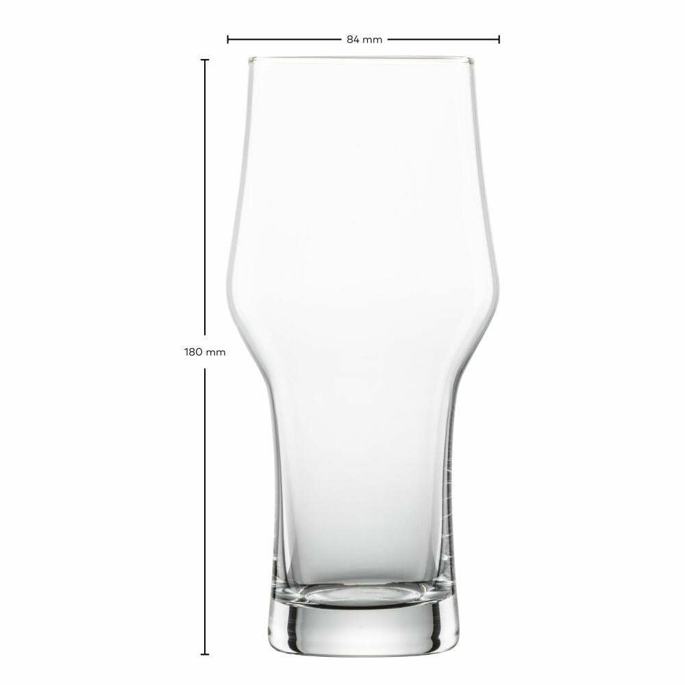 Schott Zwiesel Weizenbierglas Beer Basic 4er Set, Glas, Transparent, 543 ml, 123649