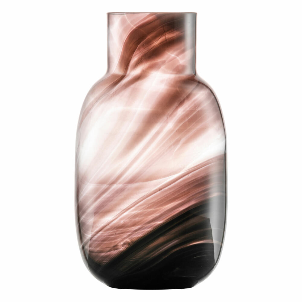 Zwiesel Glas Handmade Vase Dark Waters L, Kristallglas, Braun, 123431