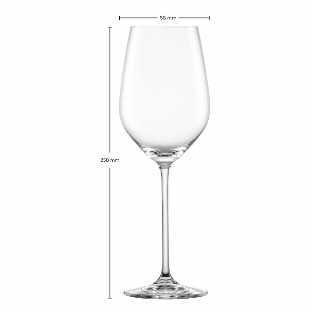 Schott Zwiesel Wasserglas Fortissimo 4er Set, Kristallglas, Transparent, 505 ml, 123681