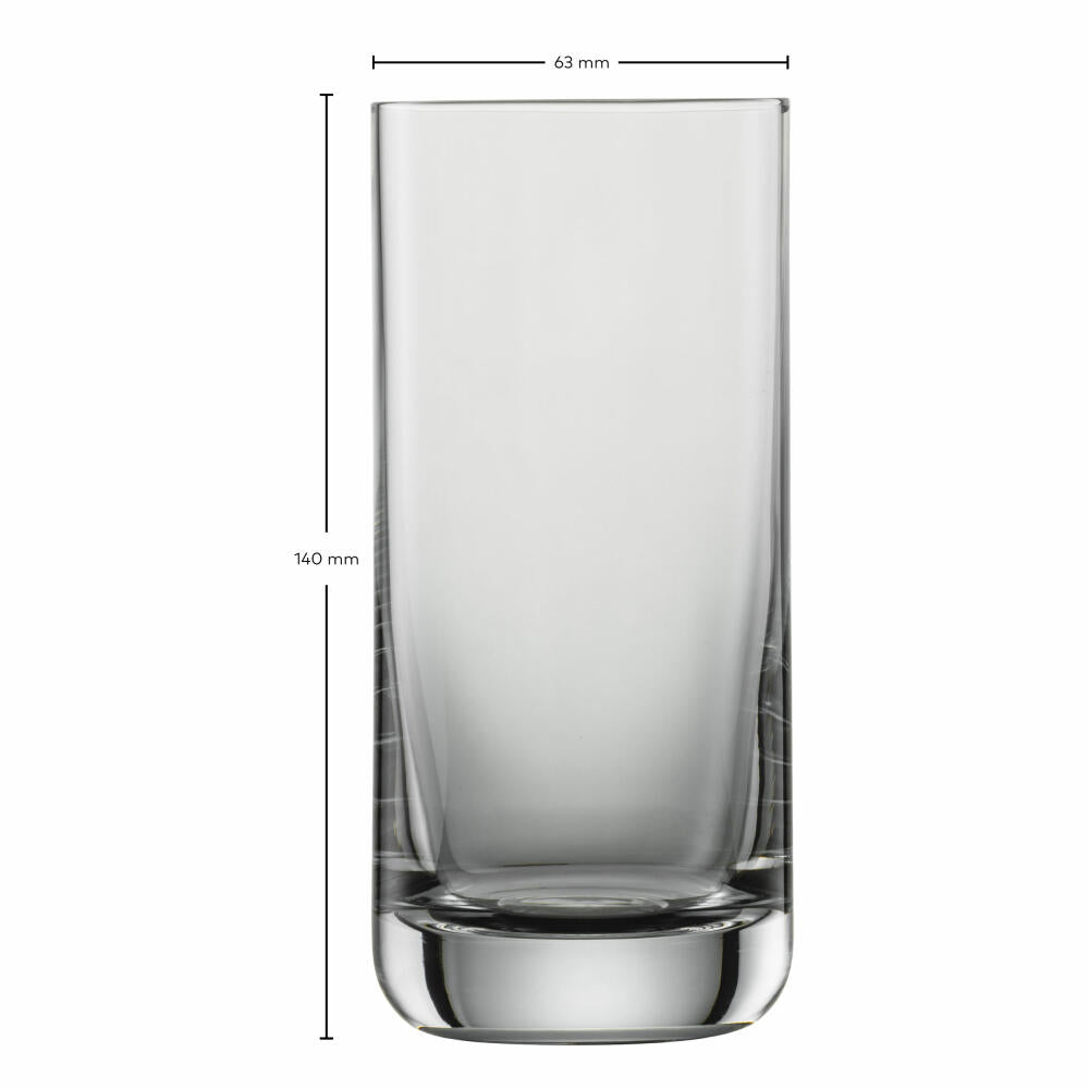 Schott Zwiesel Beer Mug Simple Set of 6, Crystal Glass, Transparent, 320 ml, 123663