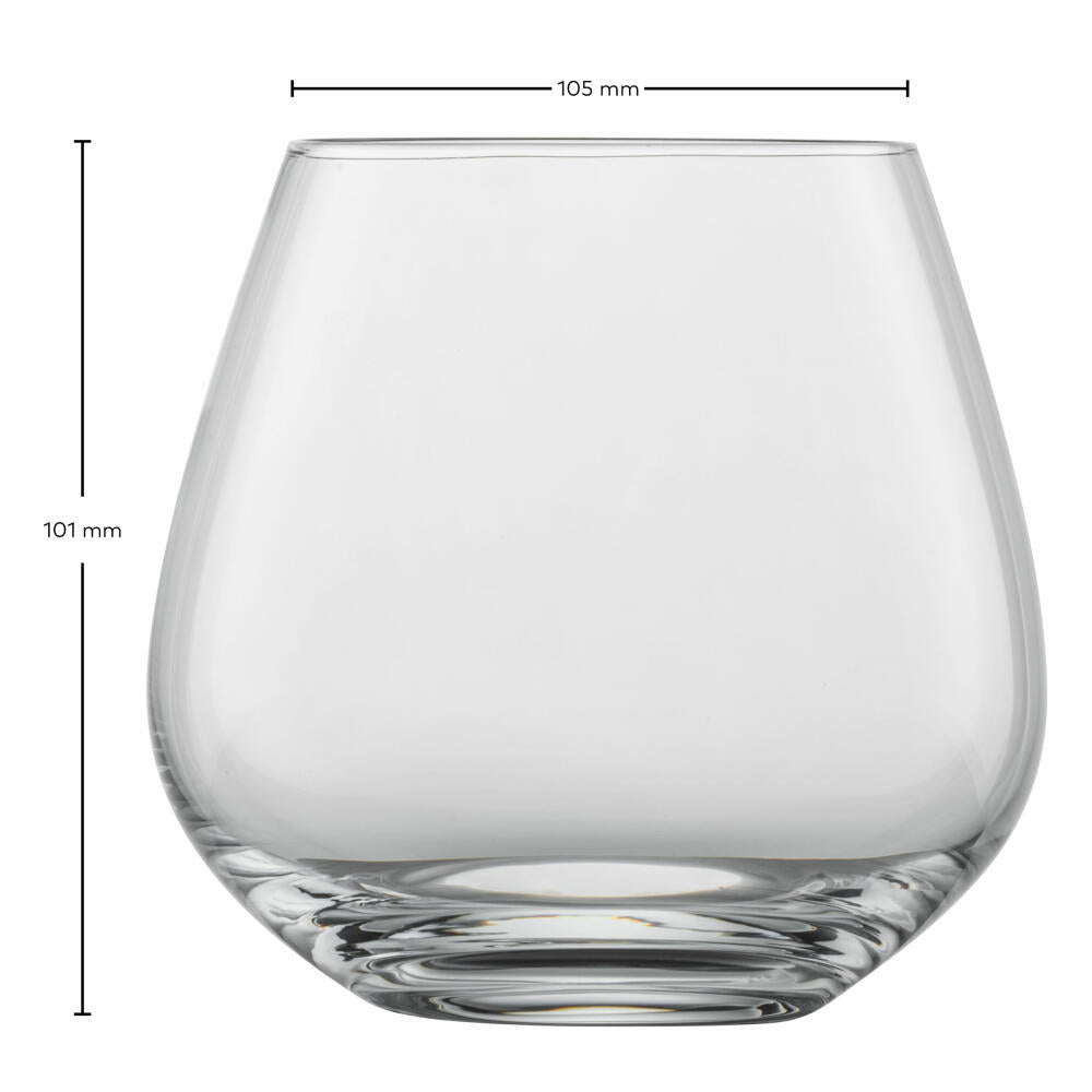 Schott Zwiesel Weinbecher Forte 4er Set, Kristallglas, Transparent, 587 ml, 123619