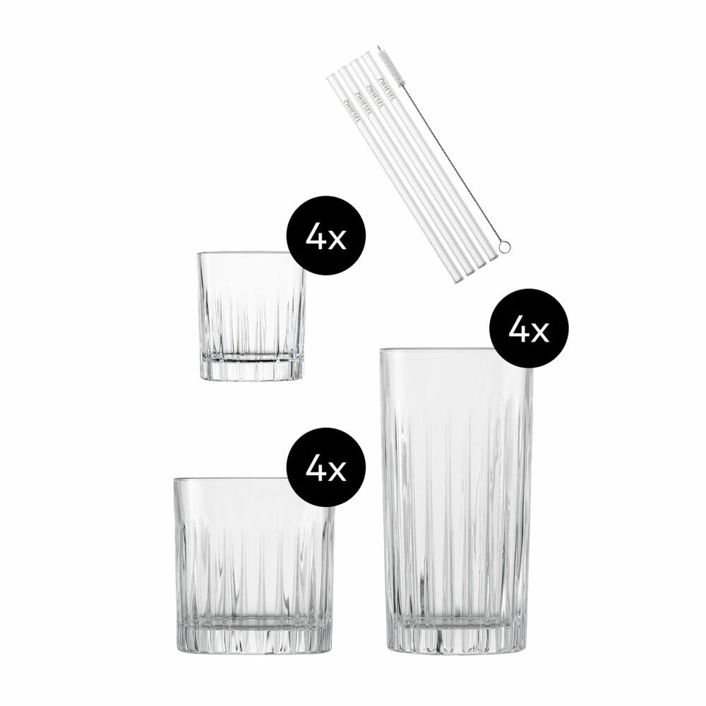 Schott Zwiesel Barset Stage 17-tlg., Kristallglas, Transparent, 124011