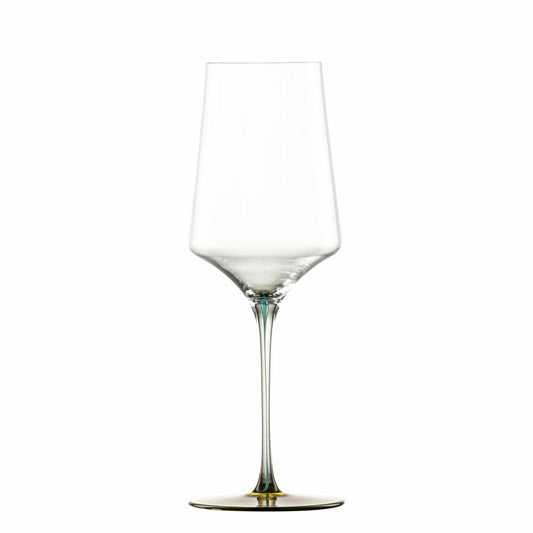 Zwiesel Glas Handmade white wine glass Ink, crystal glass, ochre green, 407 ml, 123421